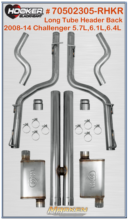 Hooker Headers For 5 7l 6 1l 6 4l Hemi